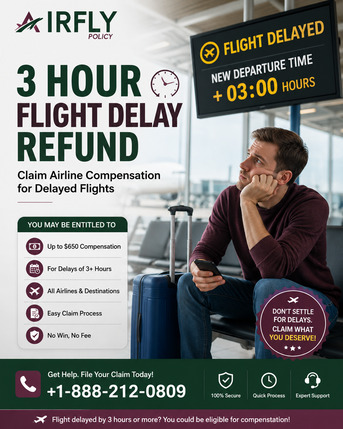 New York, Travel, 3 Hour Flight Delay Refund &ndash; Claim Airline Compensation For Delayed Flights
