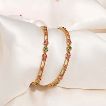 Kurnool, Businesses For Sale, Buy Daily Wear Gold Plated Silver Bangles | Padmam
