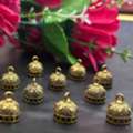 INR 20,  Antique Gold Jumka Caps For Jewelry Making | Ray Aari Shop