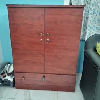 Hoora, Furniture, BHD 18,  2 Door Multi Purpose Wooden Cupboard For Sale