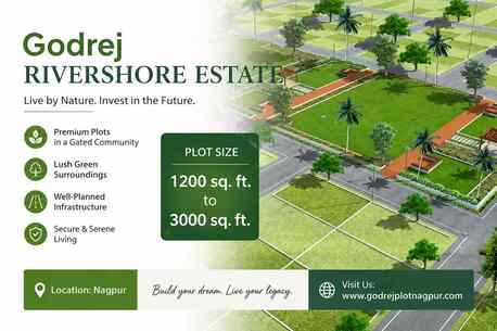 Nagpur, Residential Plots, Godrej Rivershore Estate | Residential Land In Nagpur