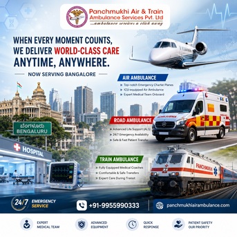 Bangalore, Health, Panchmukhi Best Patient Shifting Ambulance In Bangalore- Medical Support You Can Trust