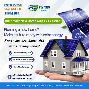Madurai, Materials, INR 100000,  Tata Power Solar Rooftop Installation In Tamil Nadu