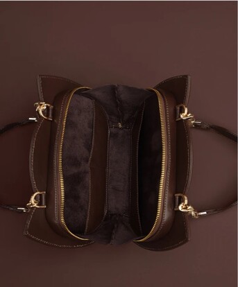 Noida, Clothing & Accessories, INR 18000,  Tulip Brown Leather Shoulder Bag For Women