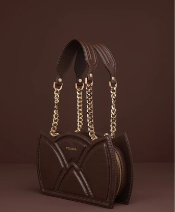 Noida, Clothing & Accessories, INR 18000,  Tulip Brown Leather Shoulder Bag For Women