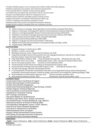Riyadh, Job Seekers, Planning Coordinator