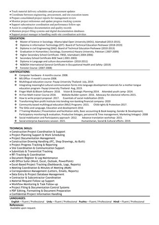 Riyadh, Job Seekers, Project Coordinator