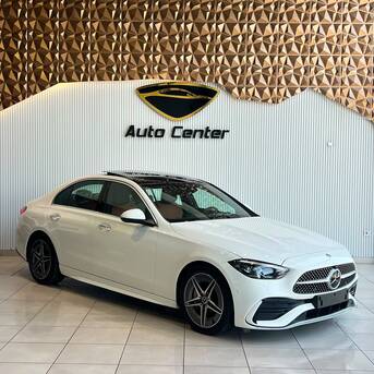 Riffa, Vehicles, Cars & Trucks , BHD 23500,  MERCEDES BENZ C200 AMG 2025 WHITE,  2025,  Automatic,  1000 KM,