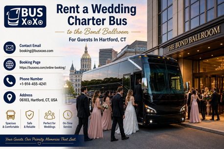 New York, Travel, Rent A Wedding Charter Bus To The Bond Ballroom For Guests In Hartford, CT