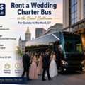 Rent A Wedding Charter Bus To The Bond Ballroom For Guests In Hartford, CT