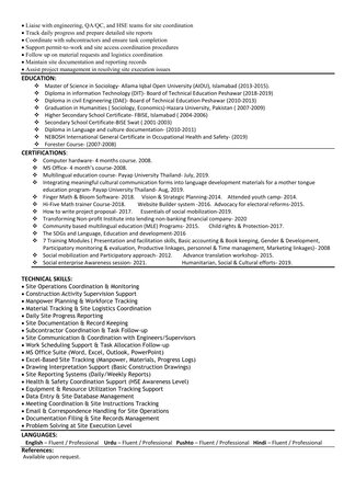 Riyadh, Job Seekers, Site Coordinator