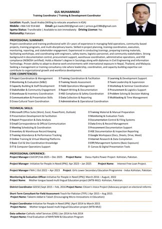 Riyadh, Job Seekers, Training Coordinator
