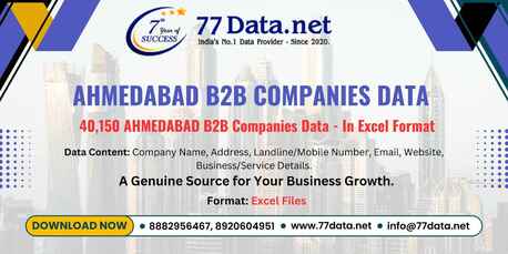 Ahmedabad, Business, Verified 40000+ Ahmedabad Companies List With Free Sample Data