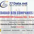 Verified 40000+ Ahmedabad Companies List With Free Sample Data