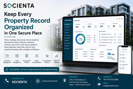 Dubai, Software Development, Keep Every Property Record Organized In One Secure Place