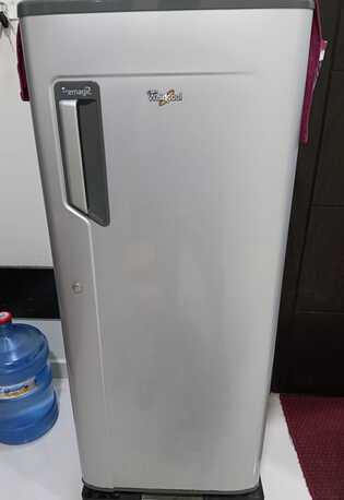 Manama, Household Items, BHD 40,  Whirlpool Single Door Refrigerator &ndash; Silver &ndash; Excellent Working Condition