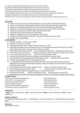 Riyadh, Job Seekers, Assistant Accountant