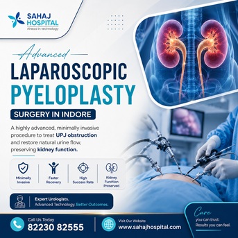 Indore, Health, Advanced Laparoscopic Pyeloplasty Surgery In Indore - Sahaj Hospital