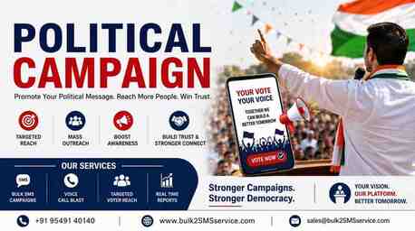 Gurugram, Business, Smart Political Campaign Messaging Solutions For Modern Election Strategies