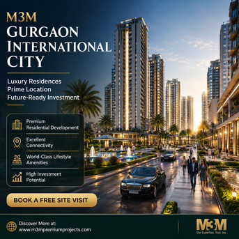 Gurugram, Apartments, Flats, Houses & Villas, 1900 Sq. Feet,  Premium Luxury Apartments In Sector M9 Manesar | 3 BHK Residences
