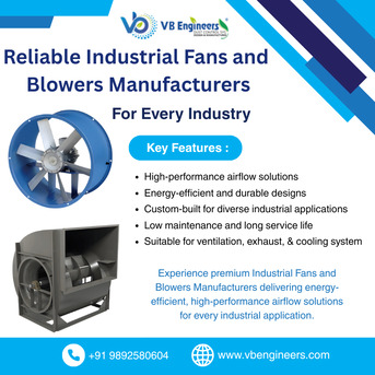 Mumbai, Machinery, INR 01,  Industrial Fans And Blowers Manufacturers For High-Performance Air Solutions