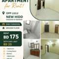 BHD 175/month,  1 BR,  1BHK  Semi Furnished Flat At Hidd , Opp Lulu BD175 With Ewa L Call 34304560