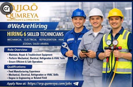 Jeddah, Jobs, Technicians
