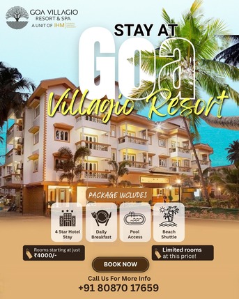 Goa, Travel, Best Resorts In South Goa &ndash; Top Picks For Every Traveler | Goa Villagio Resort & Spa