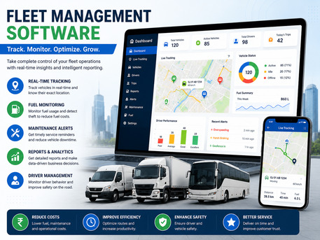 Ahmedabad, Technical, Fleet Management Software For Smarter Business Growth