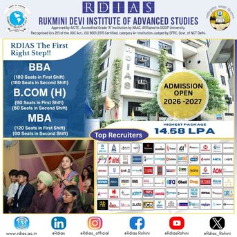 Rohini, Education, The Top 10 BBA Colleges In Delhi NCR &ndash; Build Your Management Career With RDIAS