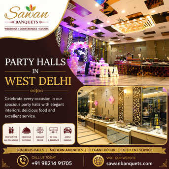 New Delhi, Event Planning, Party Halls In West Delhi