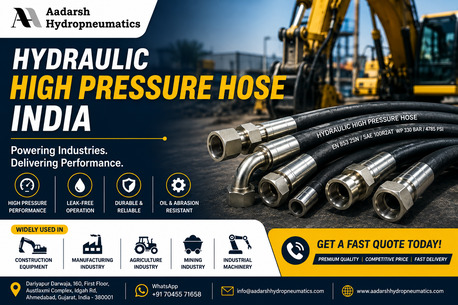 Ahmedabad, Automotive, Aadarsh Hydropneumatics &ndash; Hydraulic High Pressure Hose Supplier In Ahmedabad