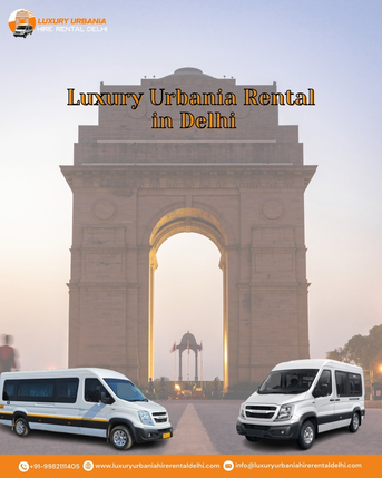 New Delhi, Travel, Luxury Force Urbania Hire In Delhi For Comfortable Travel