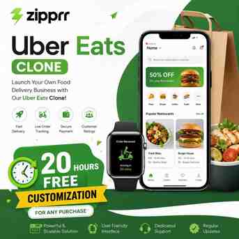 Dubai, Software, USD 490,  Did You Know? Uber Eats Clone By Zipprr Turns Interest Into Customers - Only $490