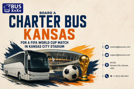 New York, Travel, Board A Charter Bus Kansas For A FIFA World Cup Match In Kansas City Stadium