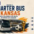 Board A Charter Bus Kansas For A FIFA World Cup Match In Kansas City Stadium