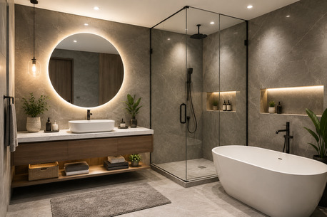 Lucknow, Construction, Luxury Bathroom Renovation In Lucknow