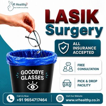 Gurugram, Health, Say Goodbye To Glasses With LASIK Eye Surgery | VR Healthy