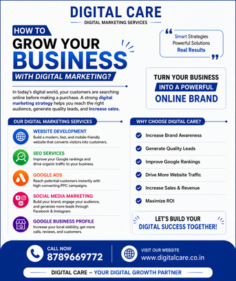 Mumbai, Business, Grow Your Business With Digital Care!