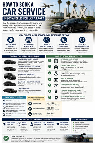 Los Angeles, Travel, Book Car Service In Los Angeles For LAX Airport