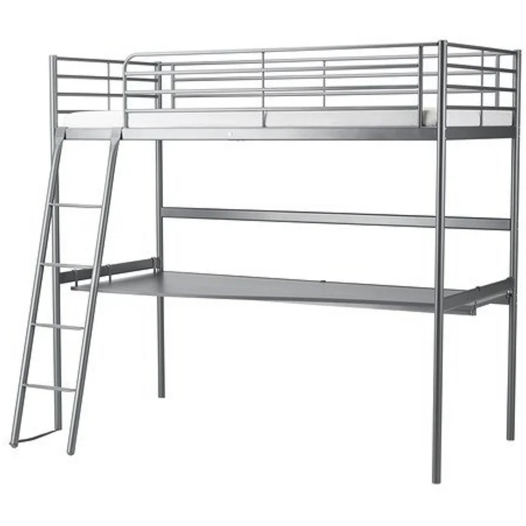 Al Malaz, Furniture, SAR 350,  IKEA Loft Bed Frame With Mattress