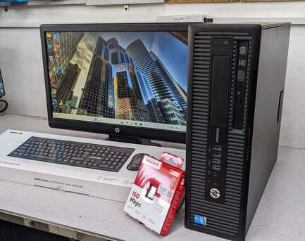 Manama, Tablet Computers, BHD 63,  HP Core I7 8GB RAM 256GB SSD 19"Monitor Built-in Speaker FREE Wireless Keyboard,Mouse,WIFI