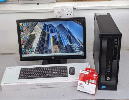Manama, Tablet Computers, BHD 63,  HP Core I7 8GB RAM 256GB SSD 19"Monitor Built-in Speaker FREE Wireless Keyboard,Mouse,WIFI