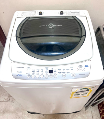 Jizan, Appliances, SAR 350,  Toshiba Hydro Twin Turbo AW-F1005GUBB Topload Washing Machine