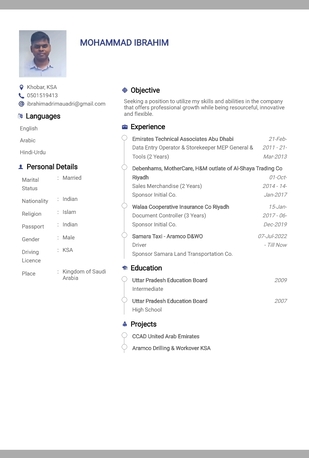 Abqaiq, Job Seekers, Private Driver (Company)