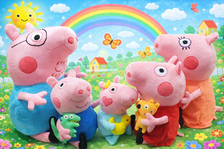 Colombo, Baby & Kid Stuff, LKR 7050,  Handmade Character Soft Toys Peppa Pig Family