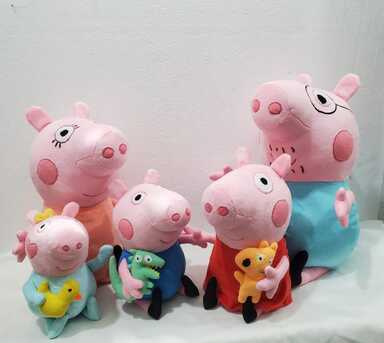 Colombo, Baby & Kid Stuff, LKR 7050,  Handmade Character Soft Toys Peppa Pig Family