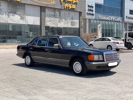 Manama, Vehicles, Cars & Trucks , BHD 3950,  Mercedes Benz 280 SEL 1982 (Black),  1982,  Automatic,  107200 KM,  Mercedes Benz 280 SEL  (Black)