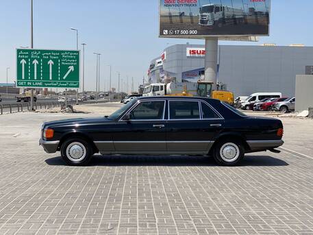Manama, Vehicles, Cars & Trucks , BHD 3950,  Mercedes Benz 280 SEL 1982 (Black),  1982,  Automatic,  107200 KM,  Mercedes Benz 280 SEL  (Black)