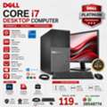 BHD 115,  Dell Core I7 -Computer Set Speed 3.40Ghz 16GB RAM | 512GB SSD Win 10 Pro 19'&prime; HD Monitor-/